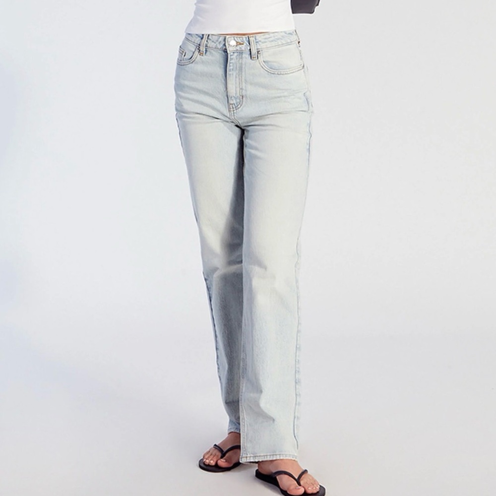 PacSun Stretch 90’s Boyfriend Light Wash Straight Jeans, Women’s Size 30